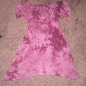 !!!!Mini dress that’s maroon tie dye